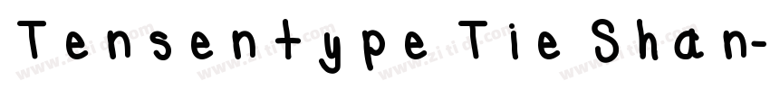 Tensentype Tie Shan字体转换